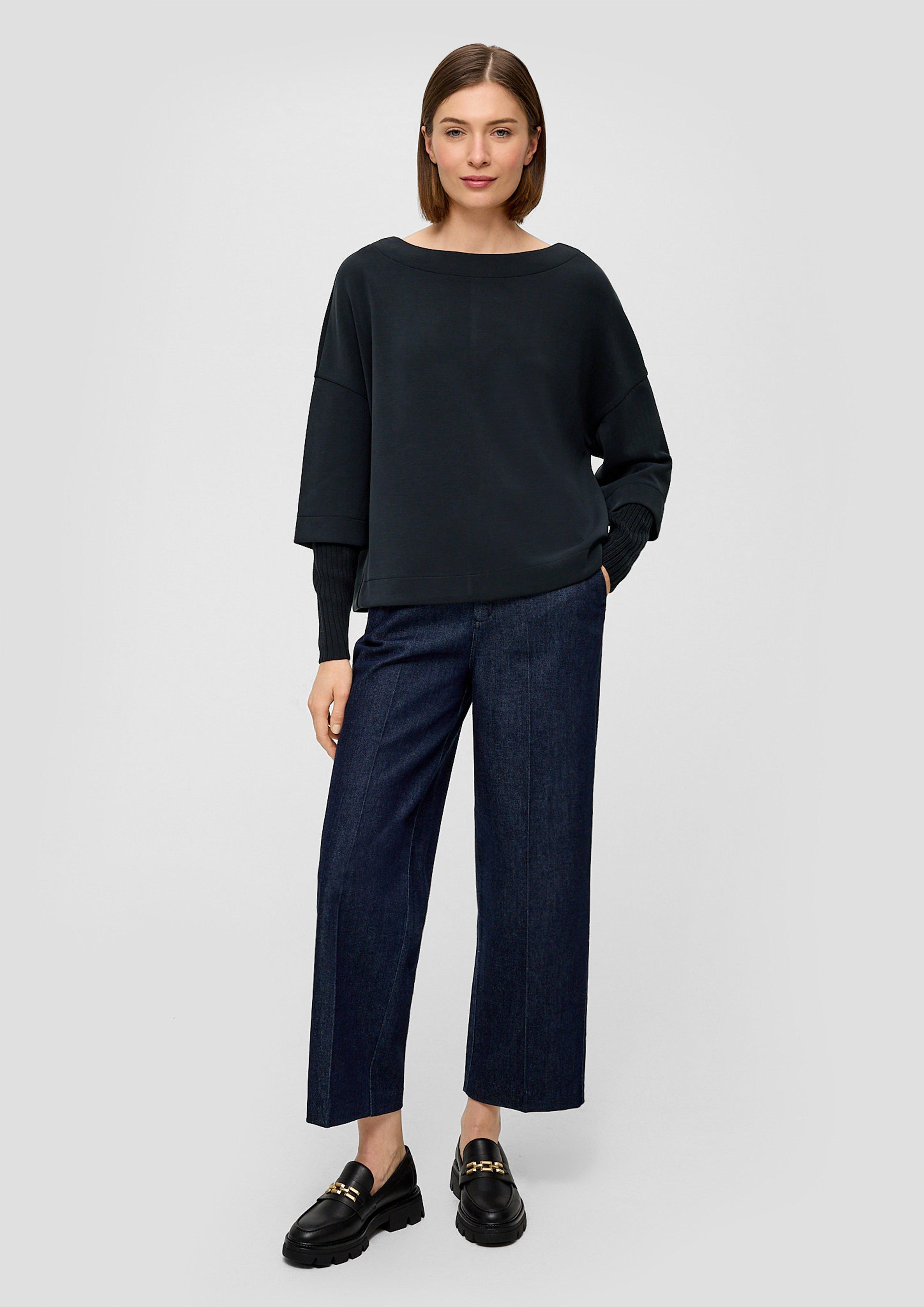 Scuba-Sweatshirt mit U-Boot-Ausschnitt  2146022-5989