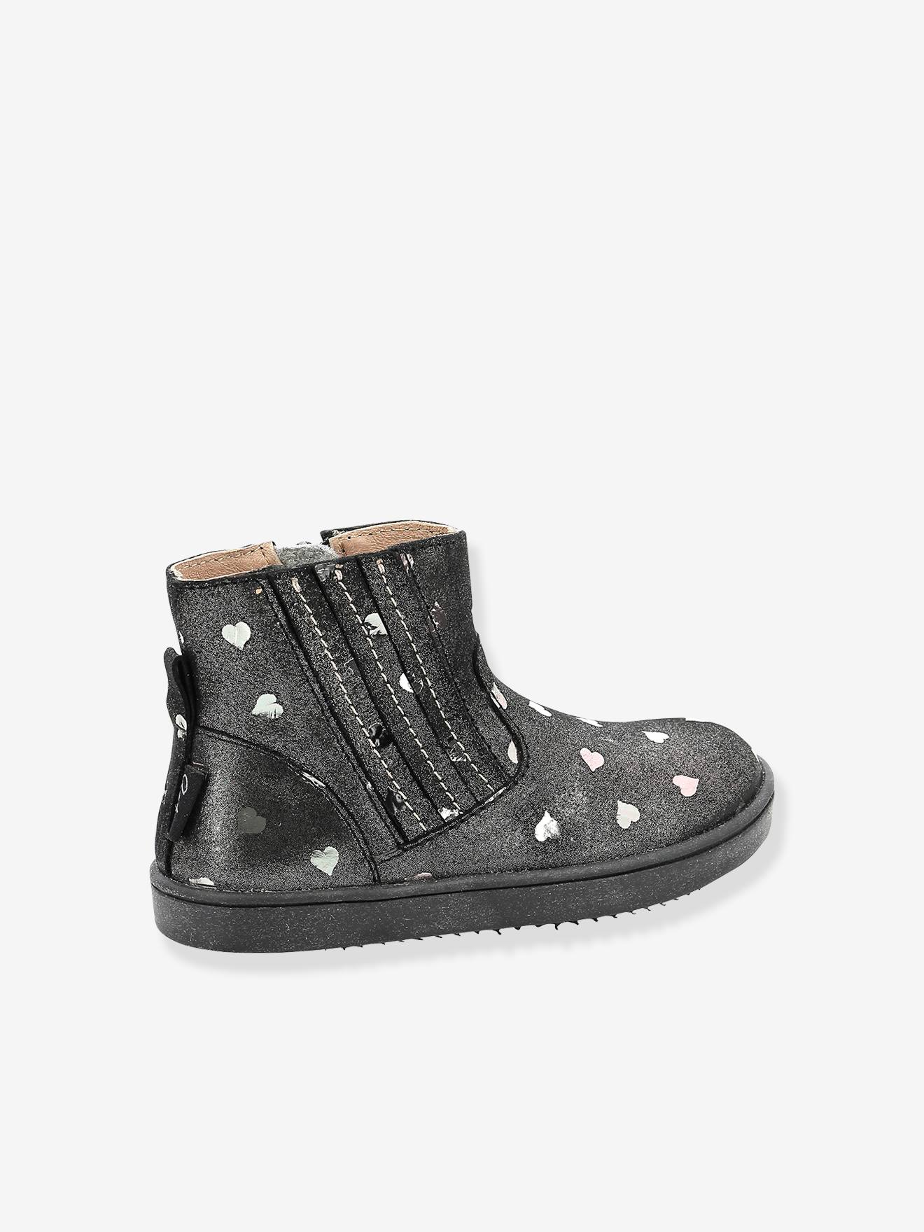 Boots cuir fille Welsea ASTER® marine