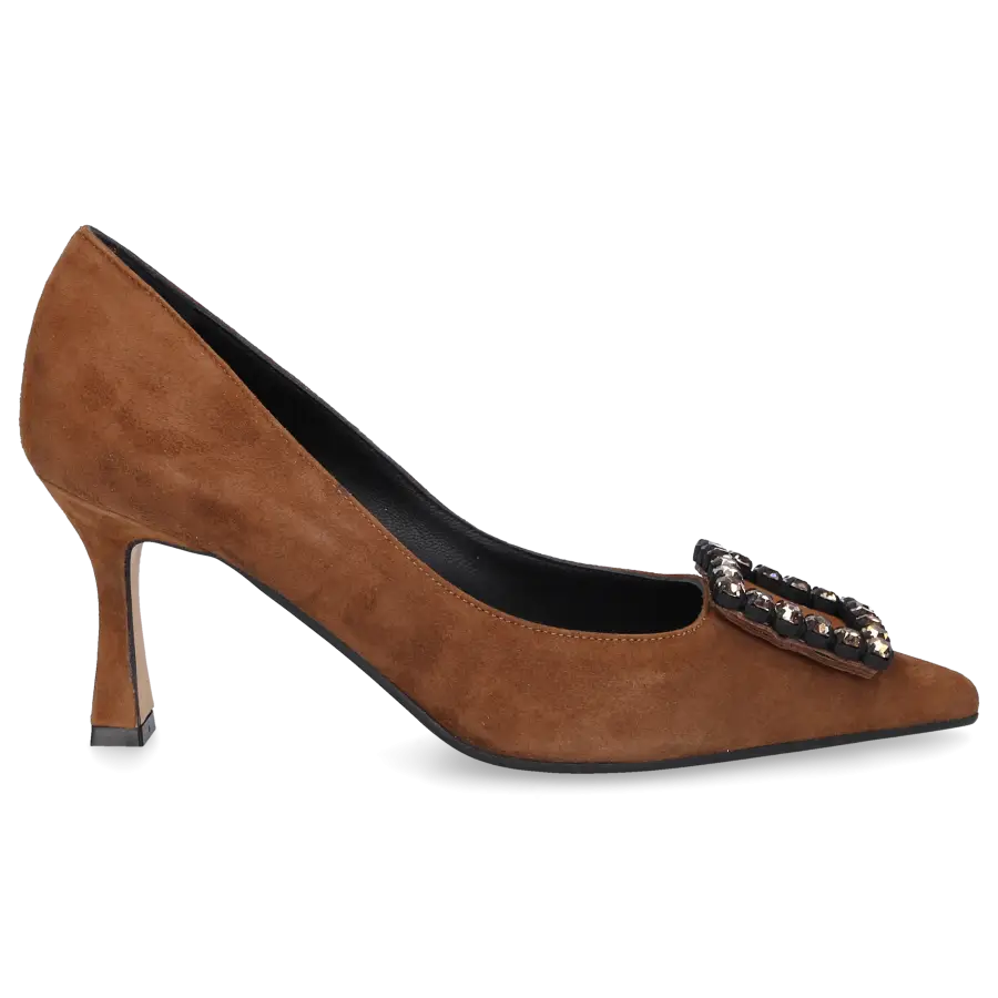 Roberto Festa - Pumps LILLY Veloursleder - braun