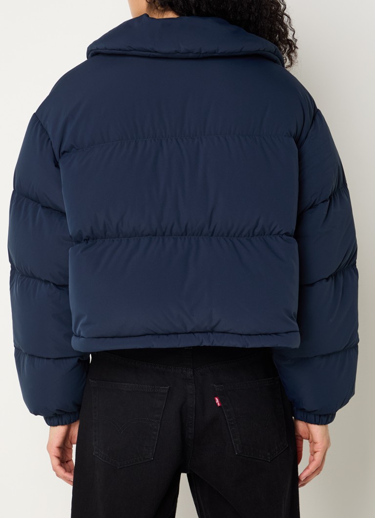 Prešívaná bunda Tommy Hilfiger s páperovou výplňou a logom
