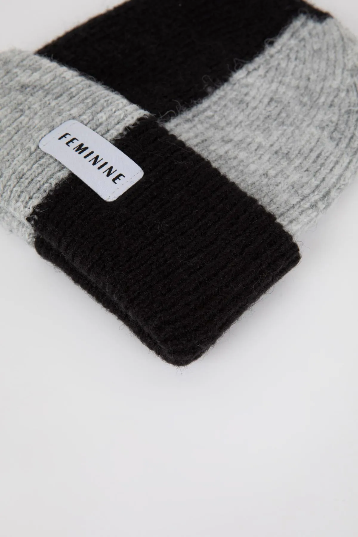 DeFacto  Gewebte, beschriftete Strickmütze für Damen