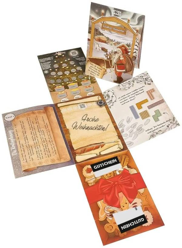 Hidden Games: Rätselhafte Weihnachten Rätselkarte