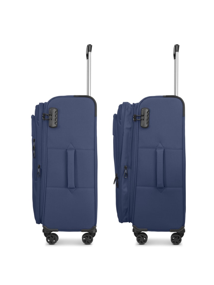 Franky Melbourne 3.0 4-Rollen Kofferset 3tlg. mit Dehnfalte in dark blue günstig kaufen onesize