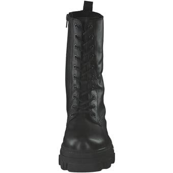 Leone Combat Stiefelette in schwarz