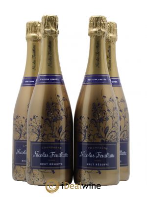 Champagne Nicolas Feuillate Brut Reserve Edition Limitée  - Lot de 4 Bouteilles