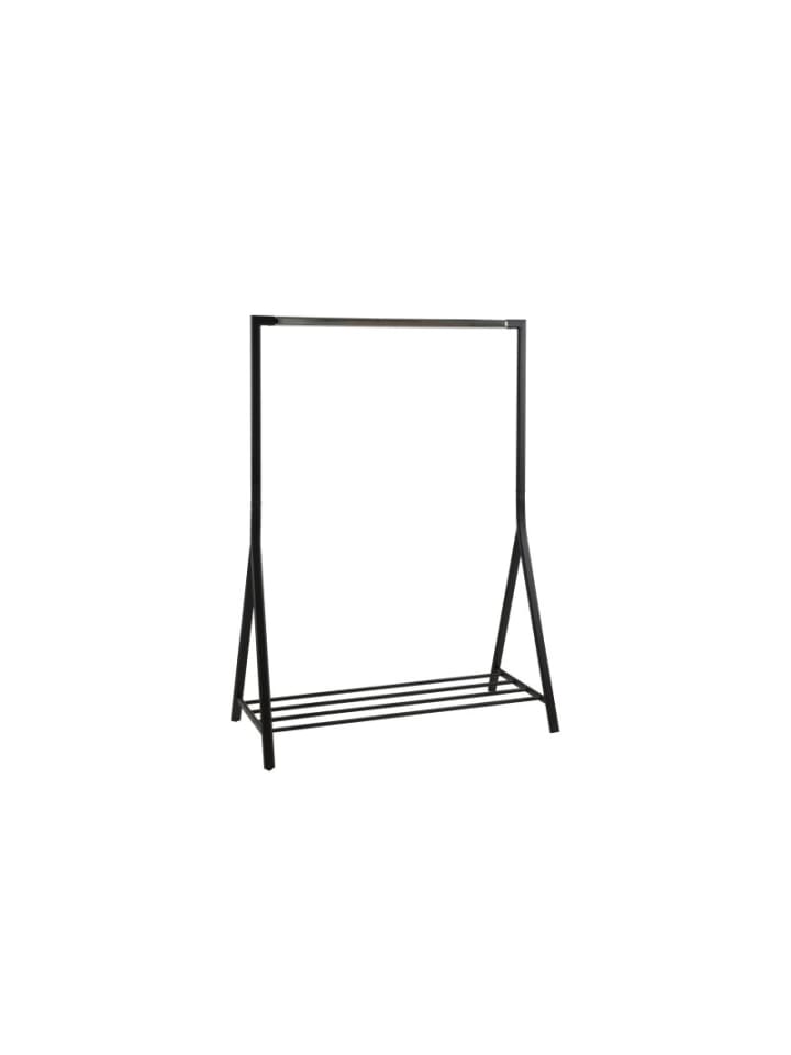 ebuy24 Garderobenständer Bowie Schwarz 117 x 59 cm günstig kaufen onesize