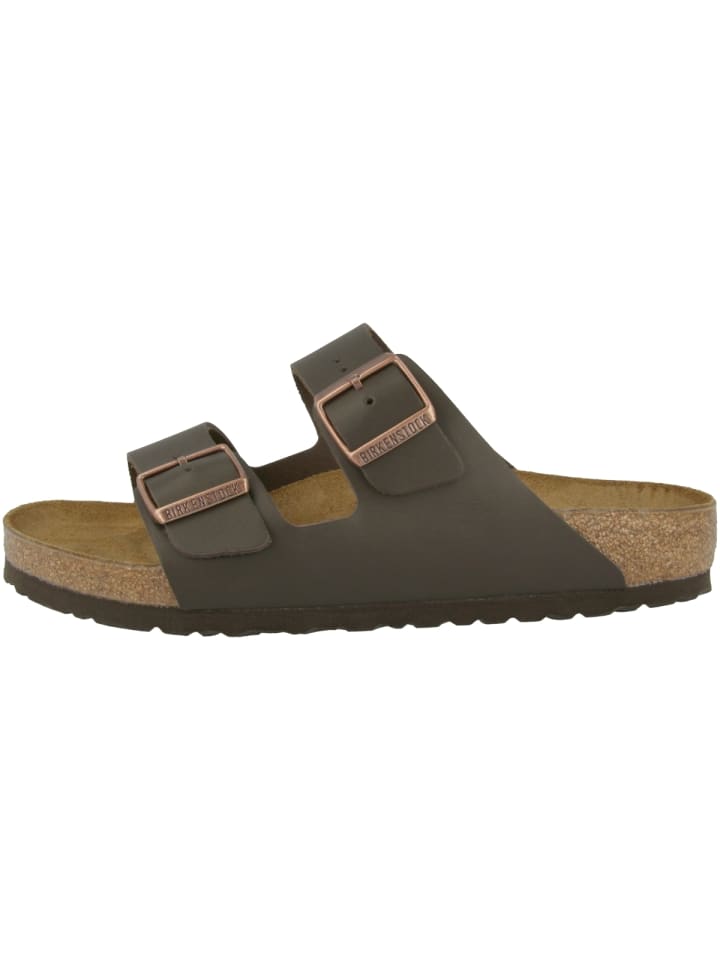 Birkenstock Sandale Arizona Naturleder schmal in braun günstig kaufen