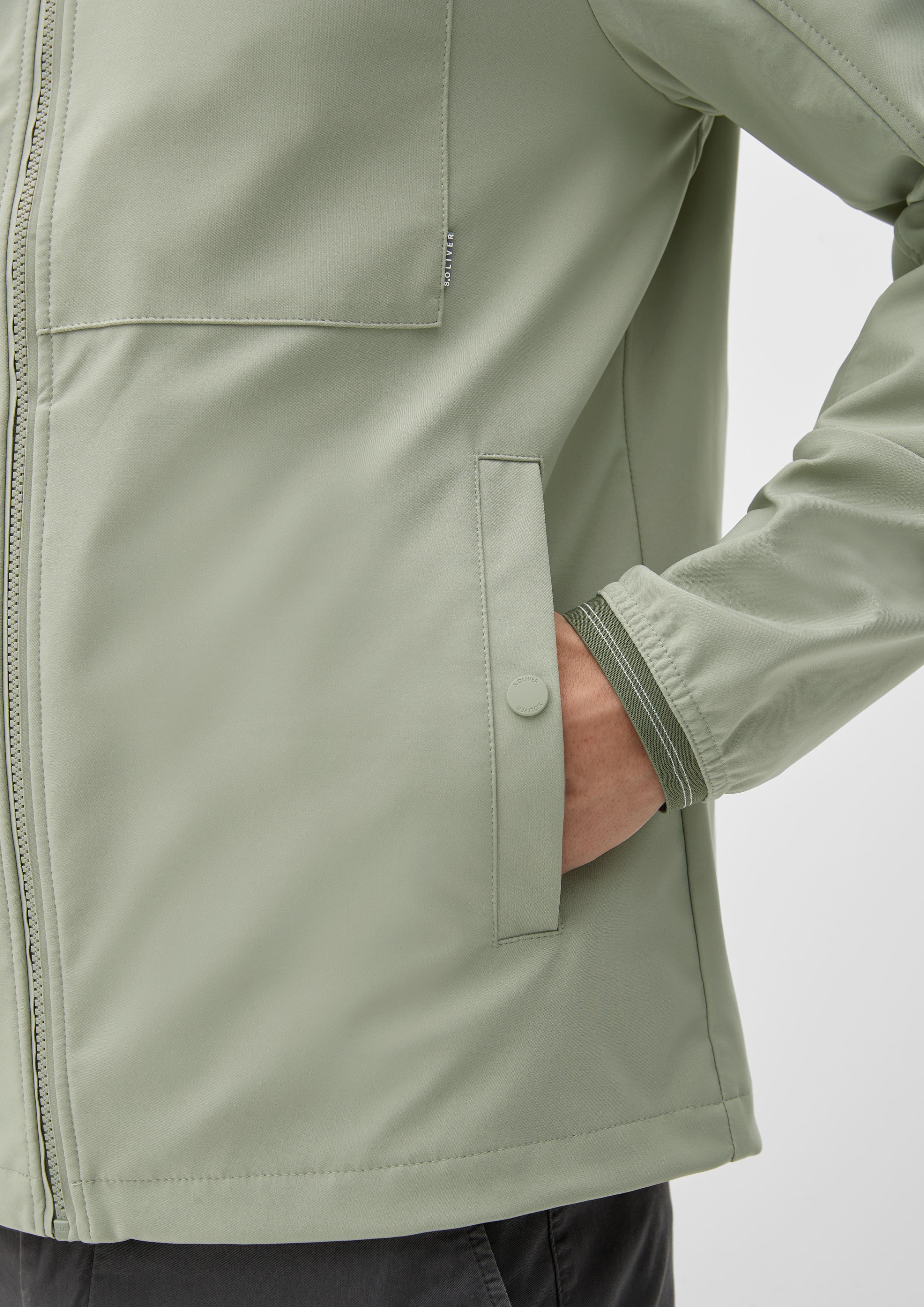 Softshell-Jacke mit Stehkragen  2125913-7802
