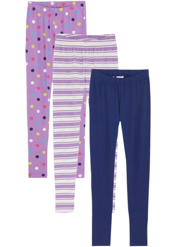 Mädchen Leggings (3er Pack)