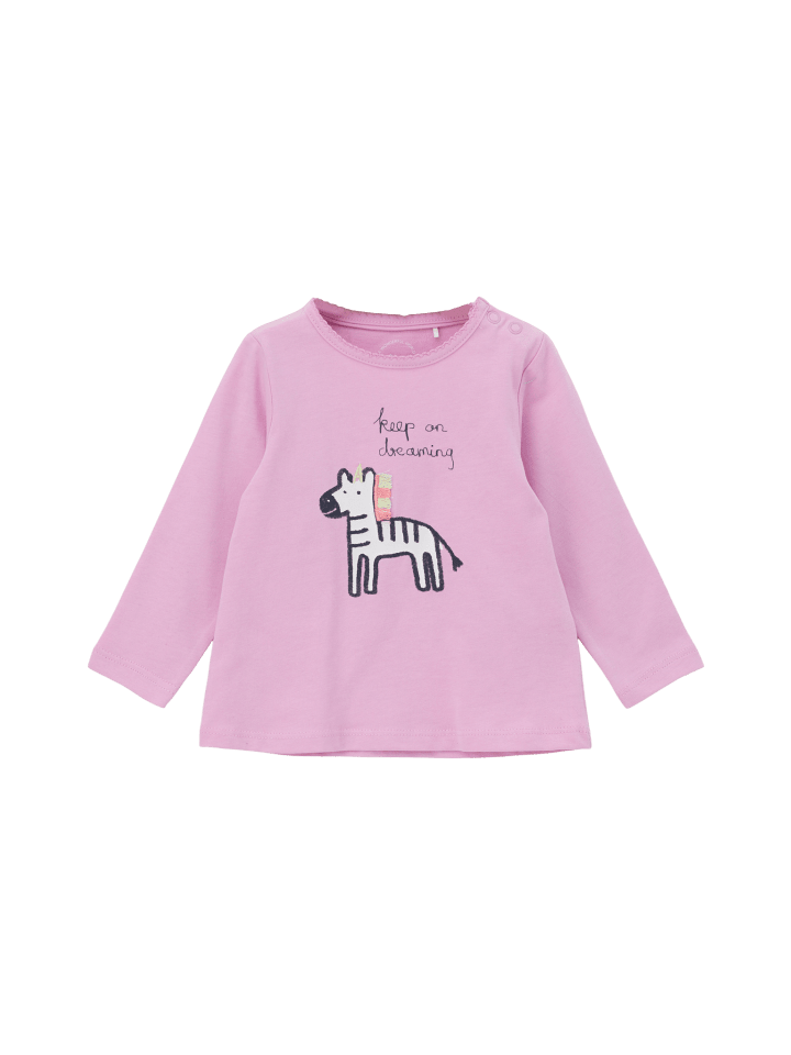s.Oliver T-Shirt langarm in Pink günstig kaufen