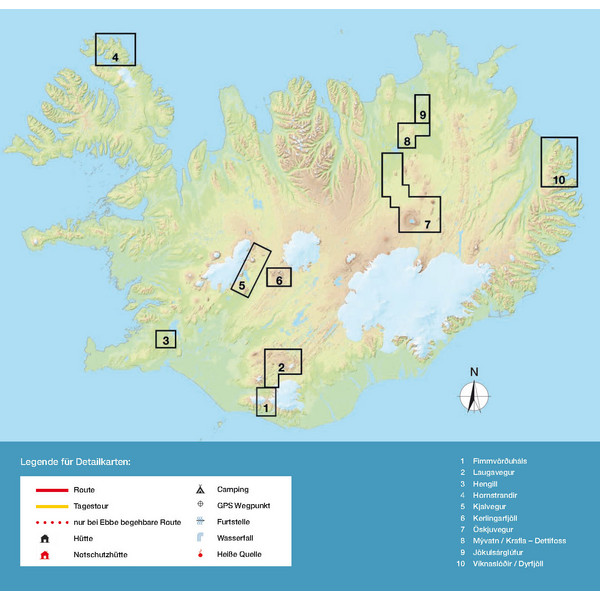 ISLAND – NATURPARADIES AM POLARKREIS - Wanderführer