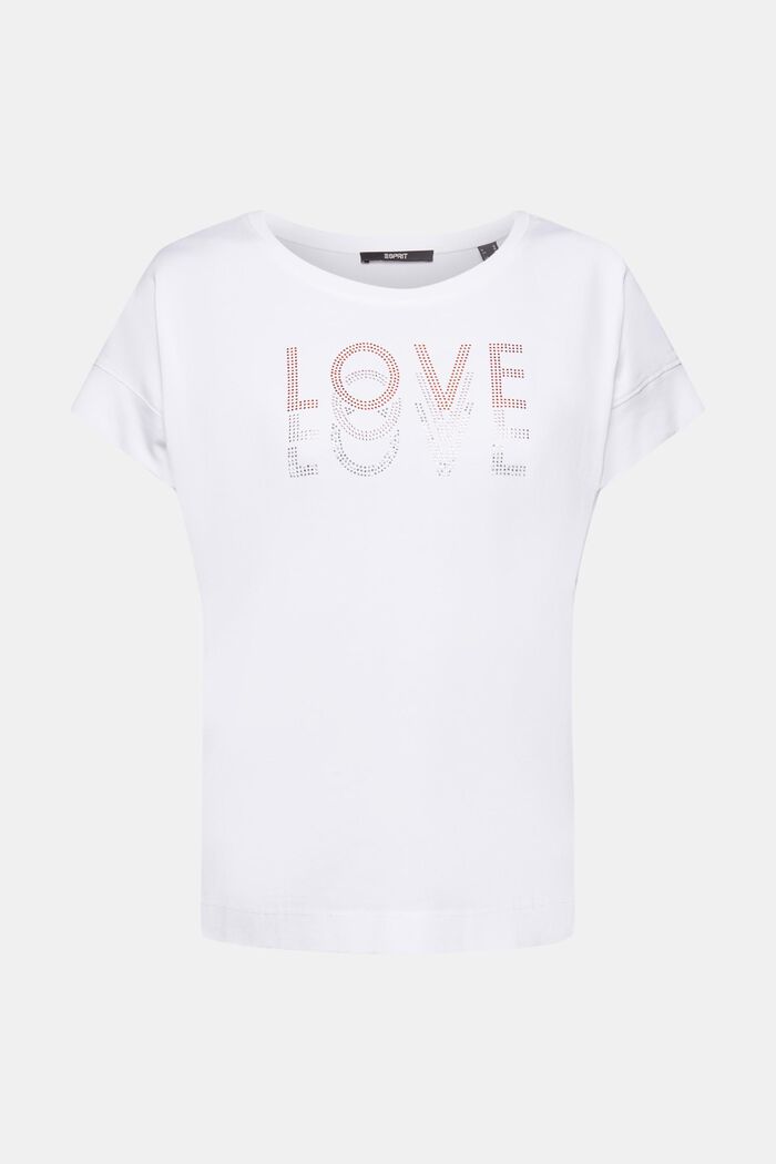 Jersey-T-Shirt mit Applikation