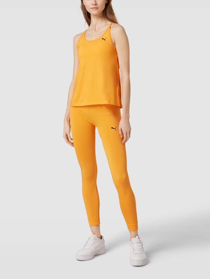 Leggings mit Logo-Print Modell 'STUDIO FOUNDATIONS SEAMLE' in orange