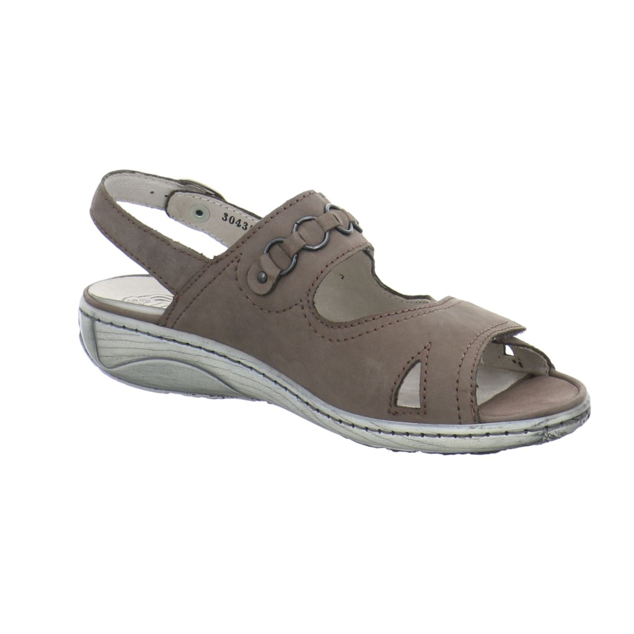 WALDLÄUFER Komfort Sandalen grau