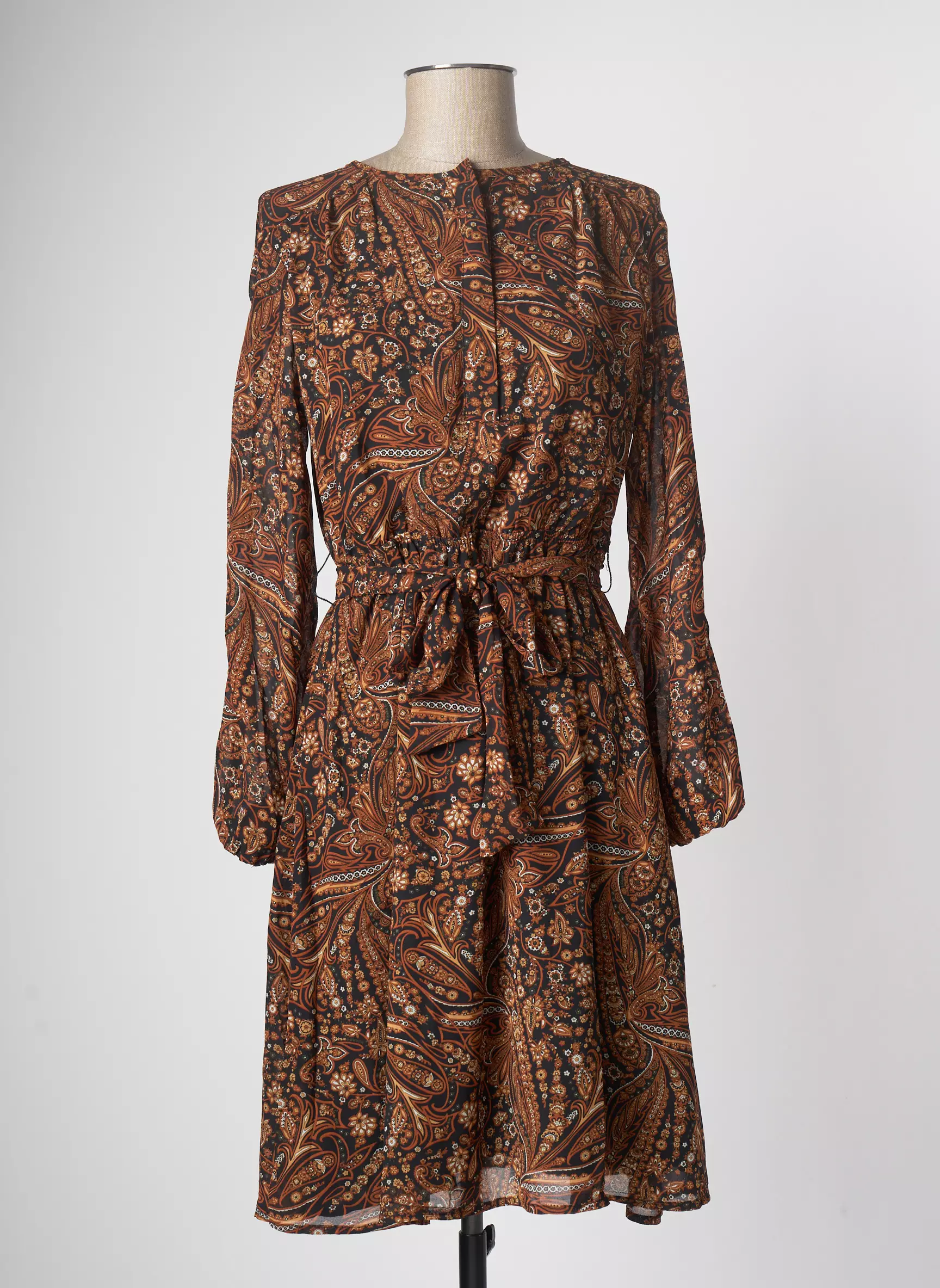 Zabaione Robes Mi Longues Femme couleur marron