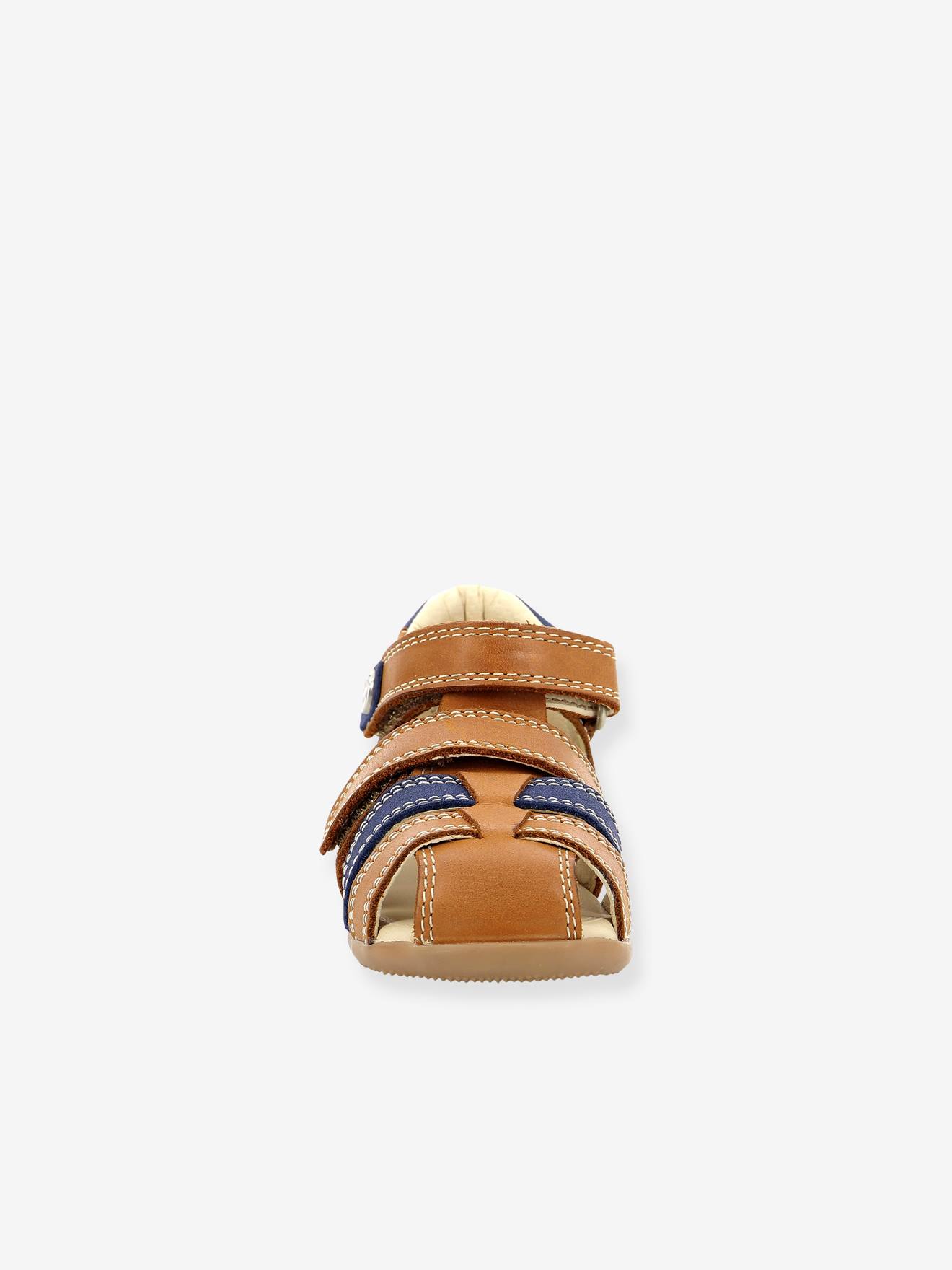 Sandales cuir bébé Bipod KICKERS® marine