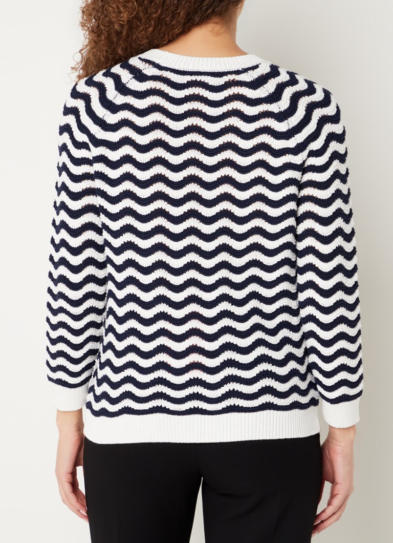 Maglione Hobbs Lulu a maglia fine con motivo traforato