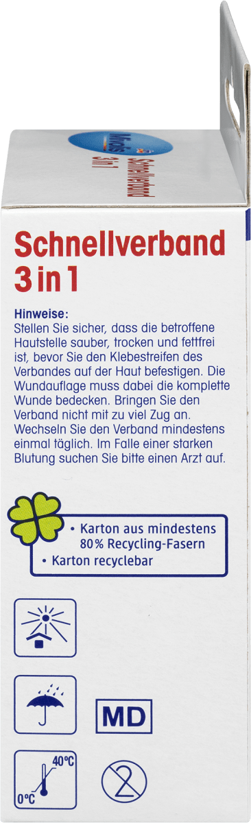Schnellverband 3in1, 2 St