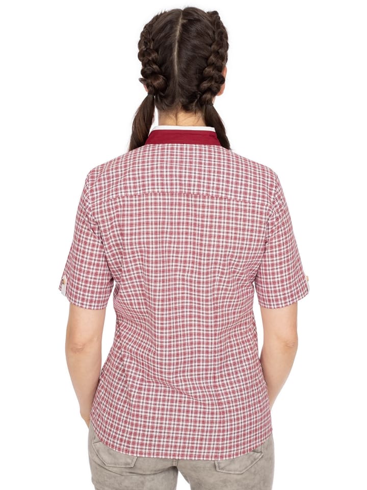 Gipfelstürmer Trachtenbluse 451000-4237 in rot günstig kaufen
