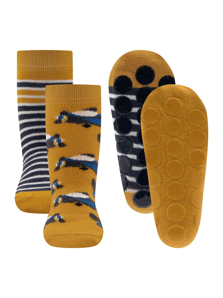 ewers 2er-Set Stoppersocken ABS 2er Pack Flugzeuge in curry günstig kaufen