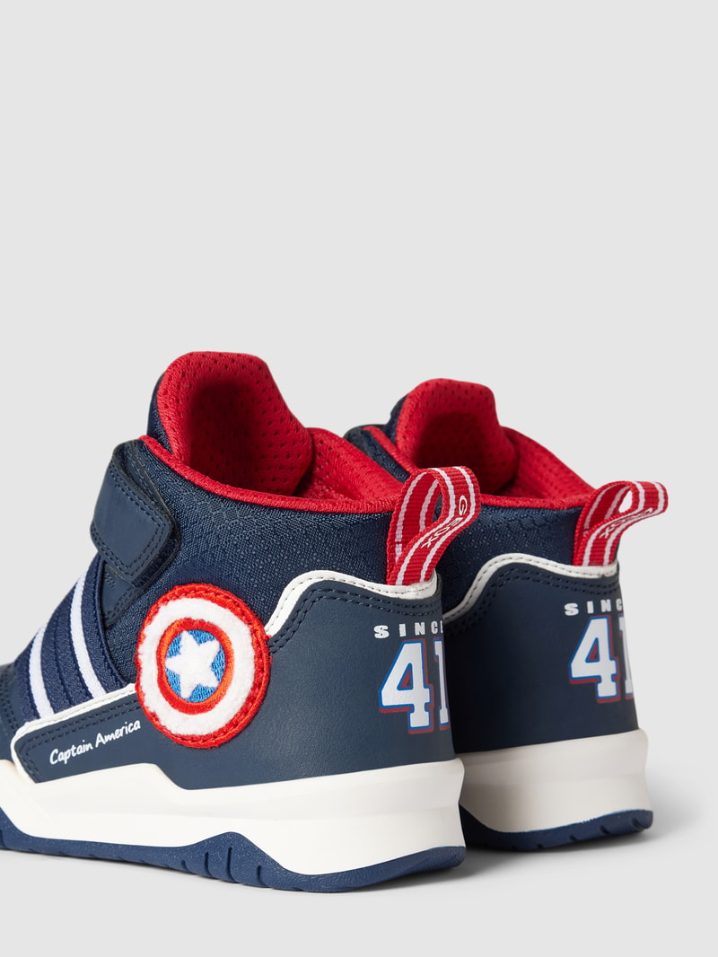 High Top Sneaker mit Marvel®-Details in marineblau