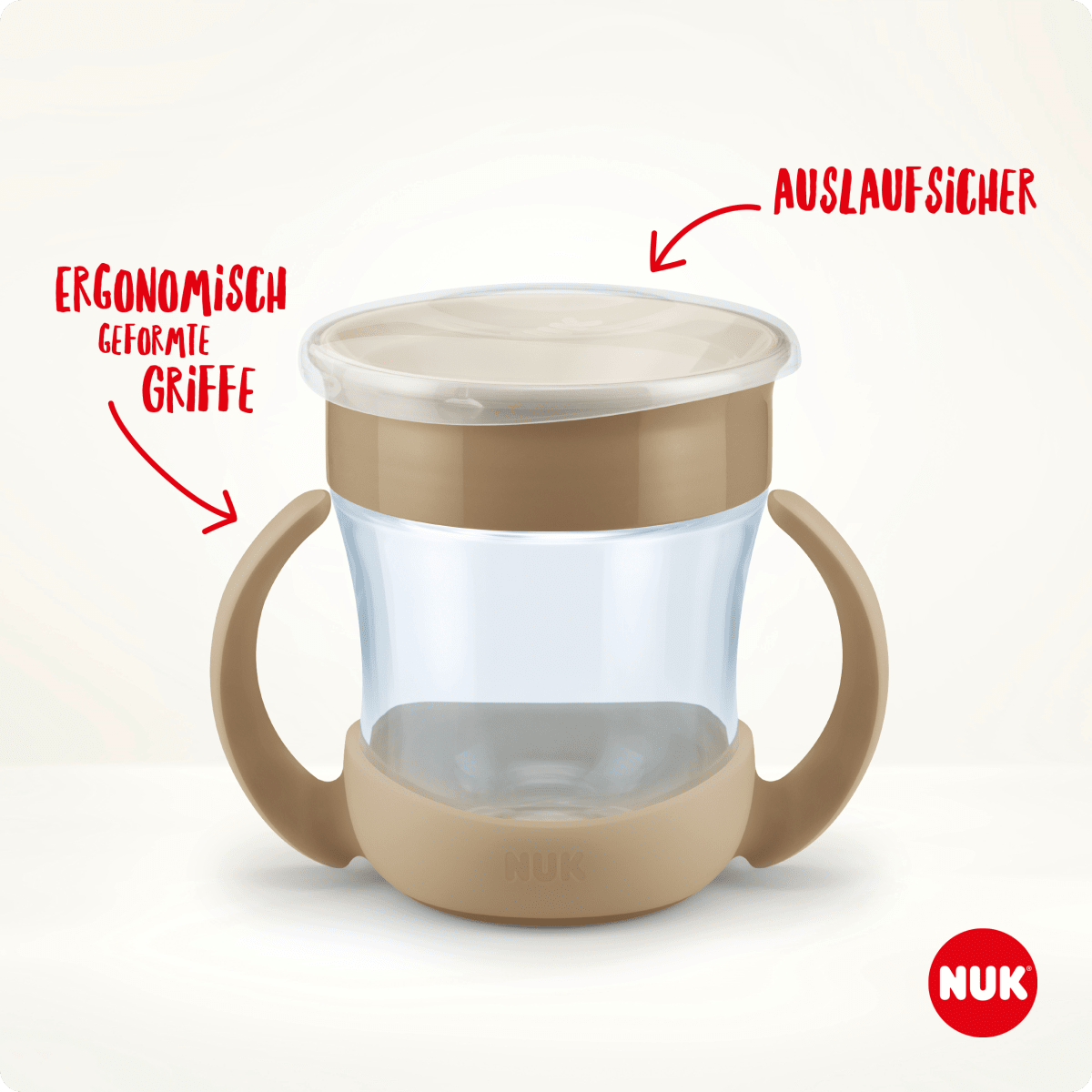 Trinklernbecher Evolution Mini Magic Cup rot/lila, 160 ml, 1 St