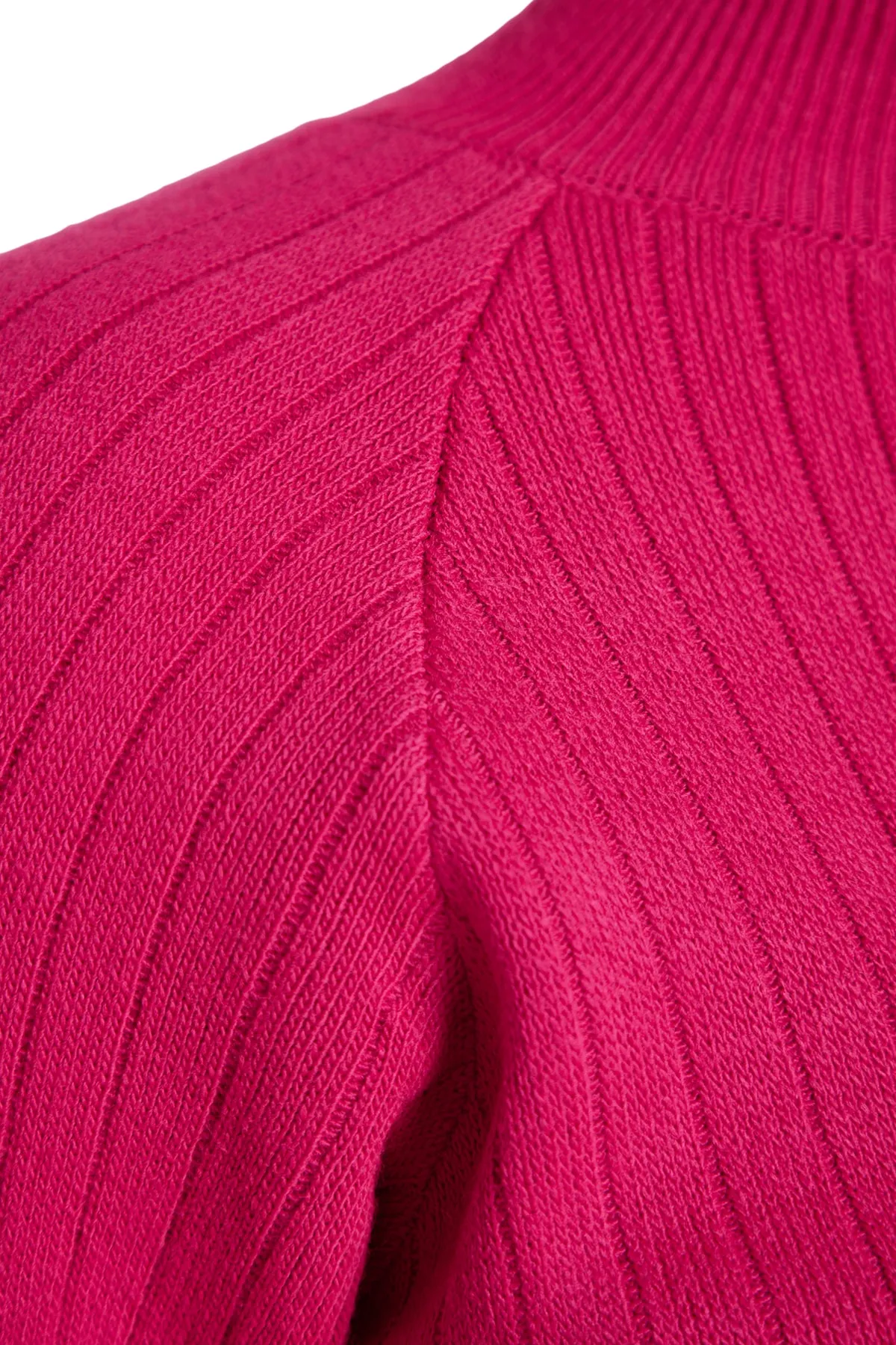 Trendyol Collection  Fuchsia Kurzes Strickoberteil und Unterteil-Set TWOAW24AU00033