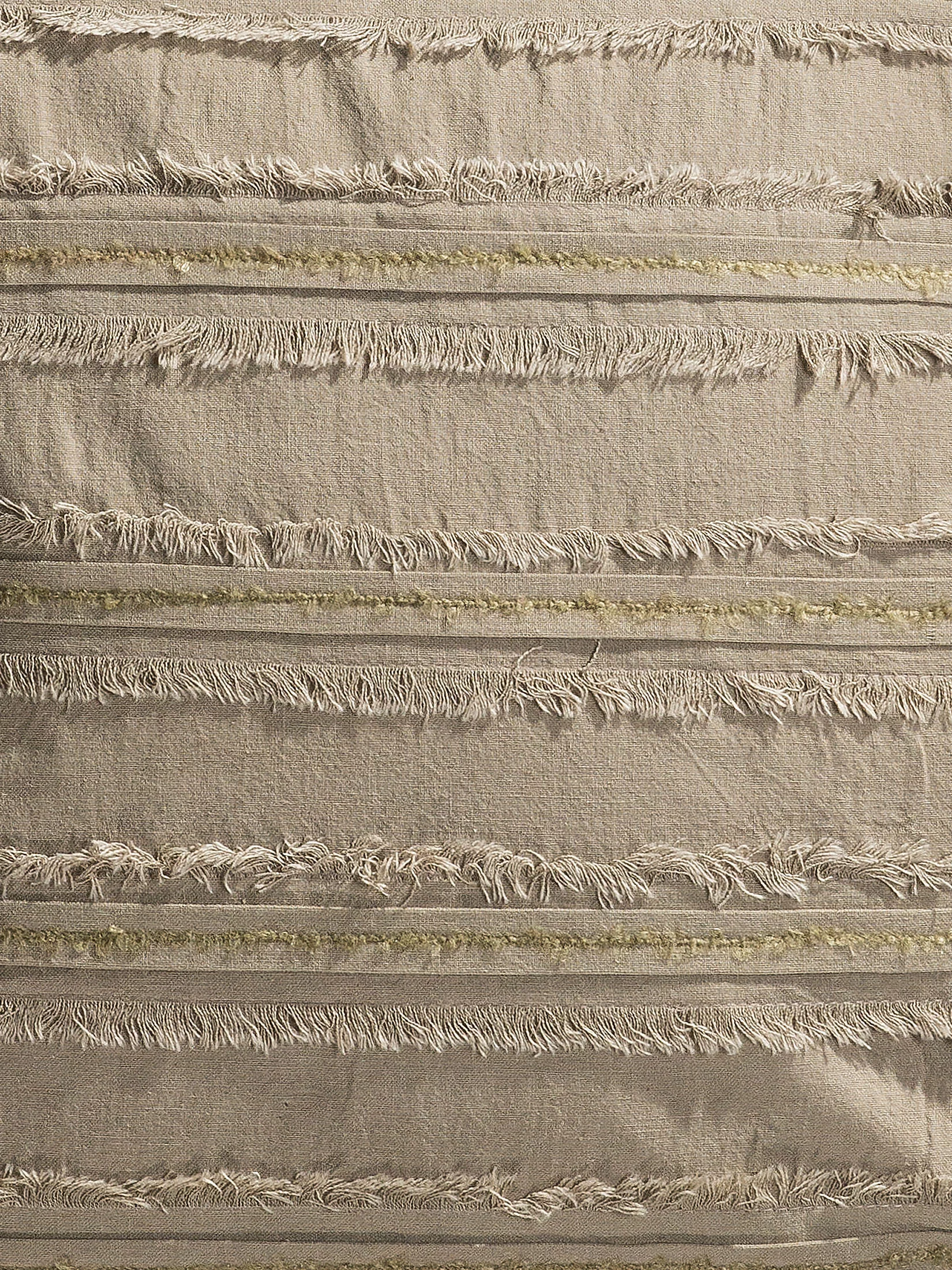 Taree Kissen, Taupe