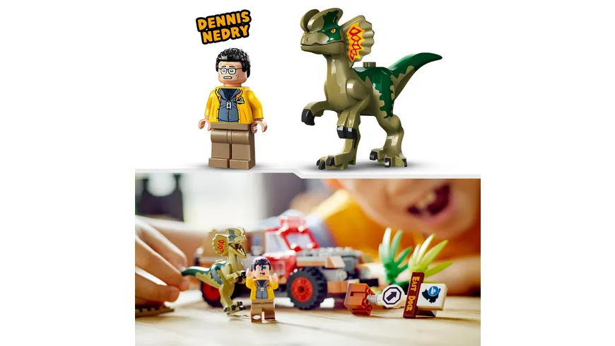 LEGO Jurassic Park 76958 Hinterhalt des Dilophosaurus