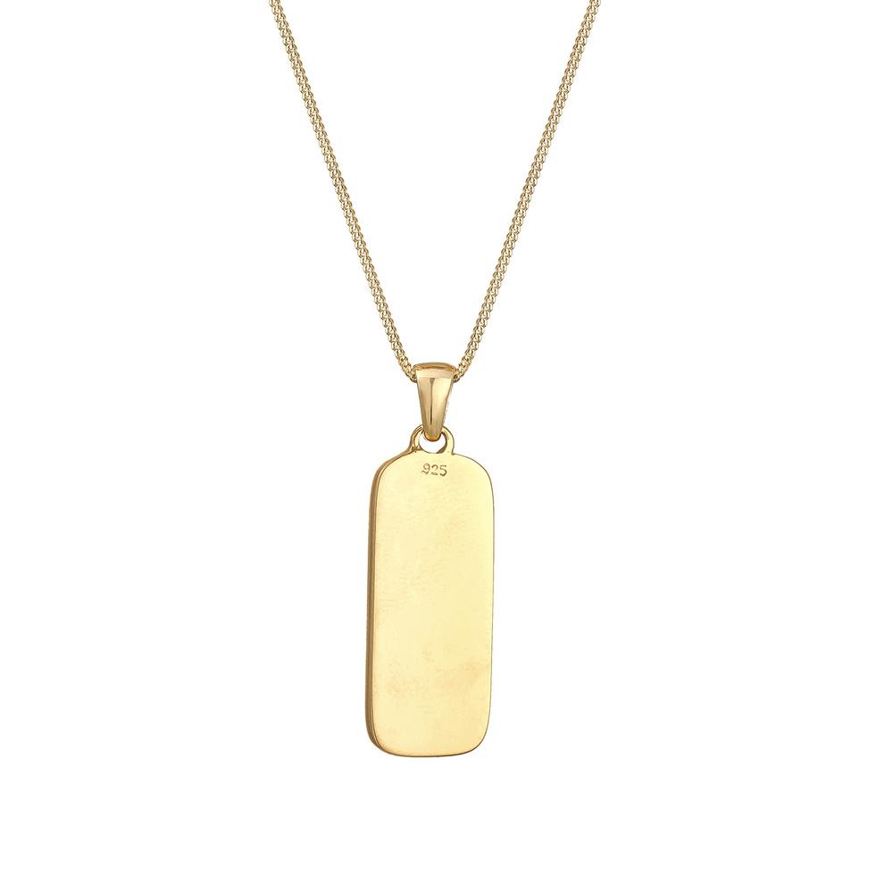 Elli Elli Collier Écriture Chinoise Pendentif Amour Vintage Collier Femme - (925/1000) Bijoux