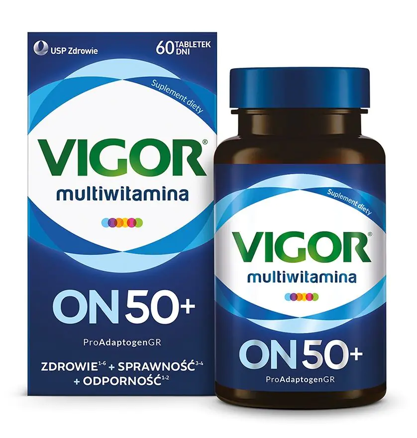 Vigor Multivitamin On 50+, Σετ Βιταμινών και Μεταλλικών Στοιχείων, Δισκία