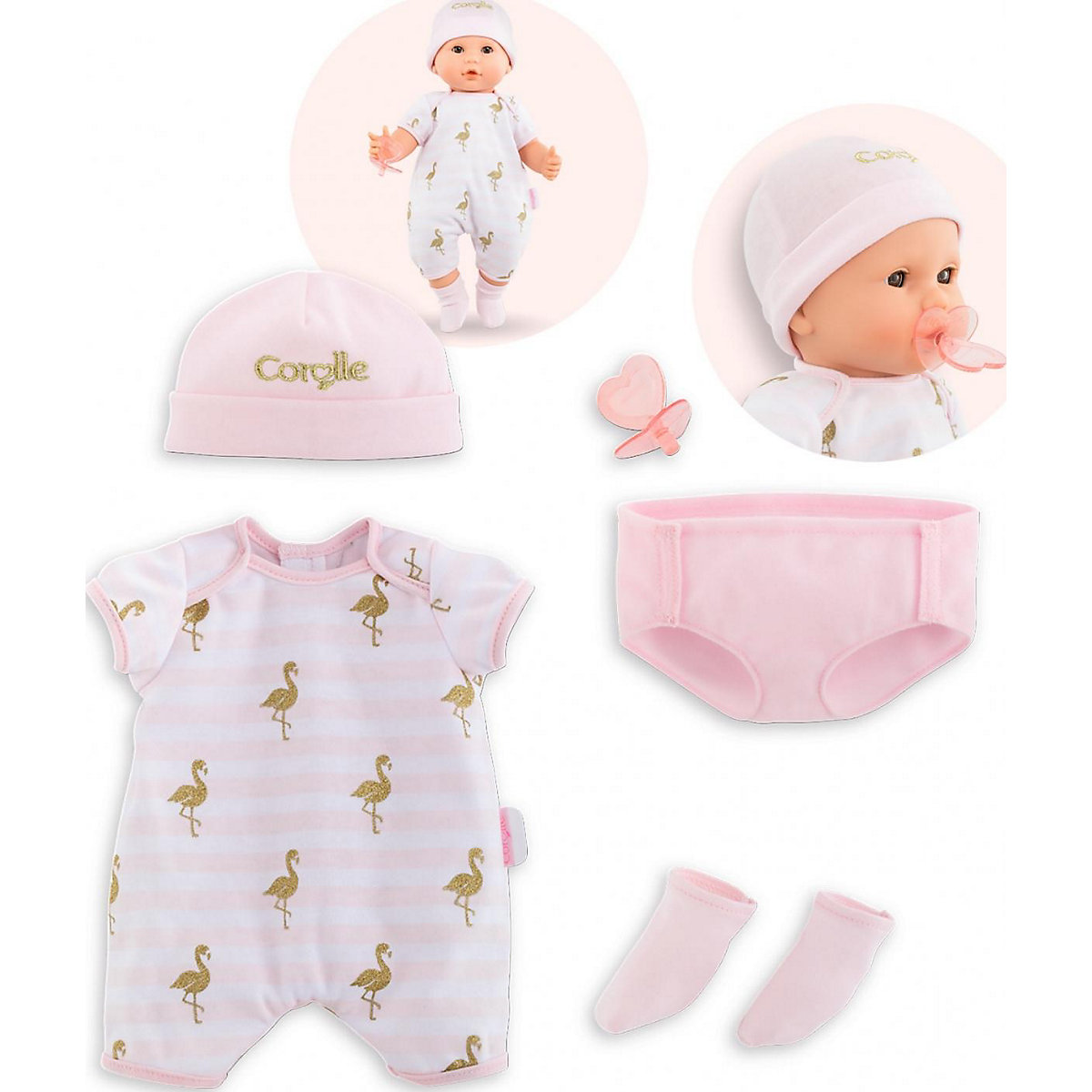 9000140550 Mon Grand Poupon Babykleidungsset für alle 36cm Babypuppen