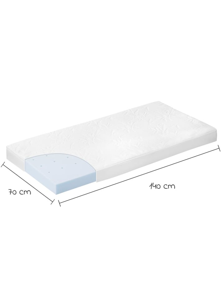 Alvi Babybett-Matratze MamaLiebe 70 x 140 cm in weiss günstig kaufen onesize