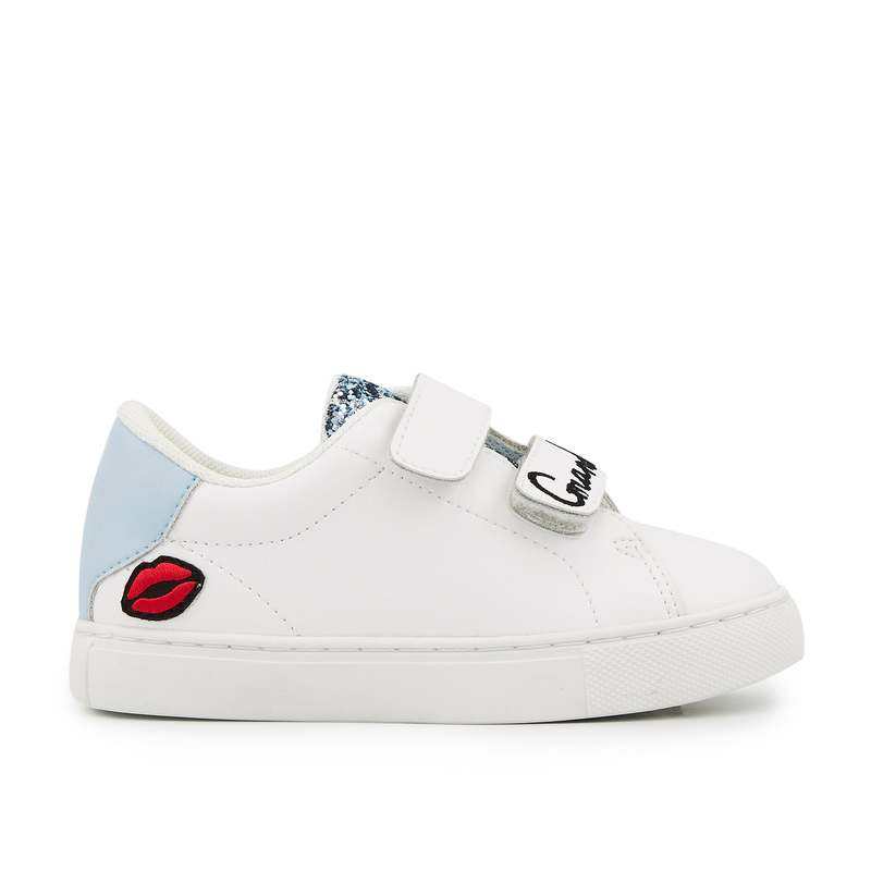 Baskets en cuir Mini Edith grande soeur