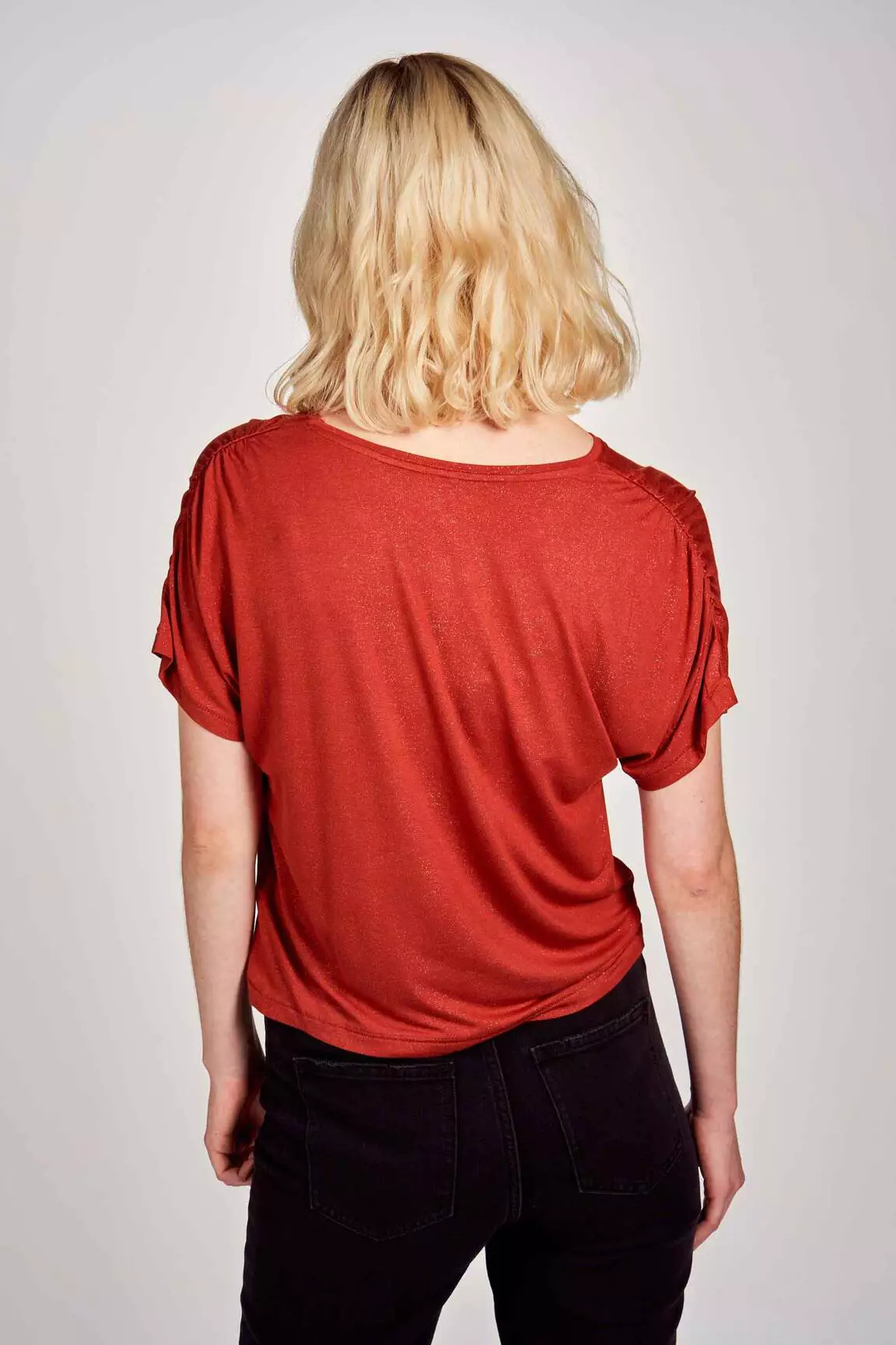 Only Tshirts Femme couleur rouge