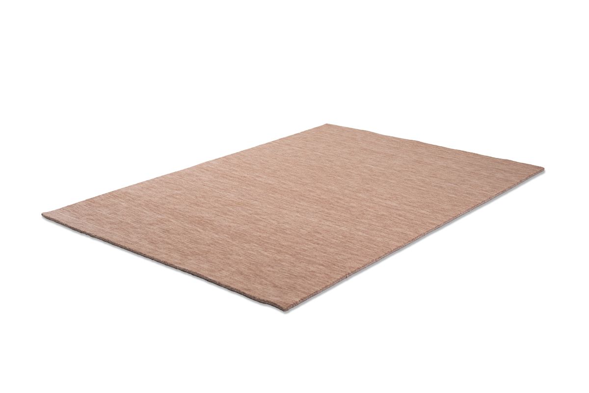 Teppich aus Indien Holi uni Beige 40 x 60 cm