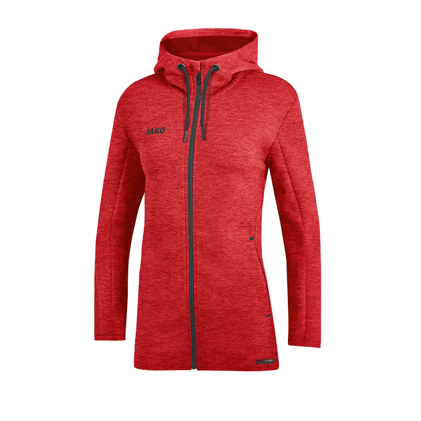 JAKO Premium Basic Kapuzenjacke Damen Rot F01