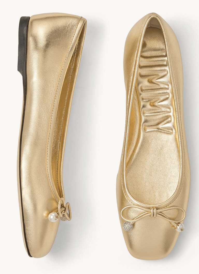Μπαλαρίνες από αρνίσιο δέρμα Jimmy Choo Elma