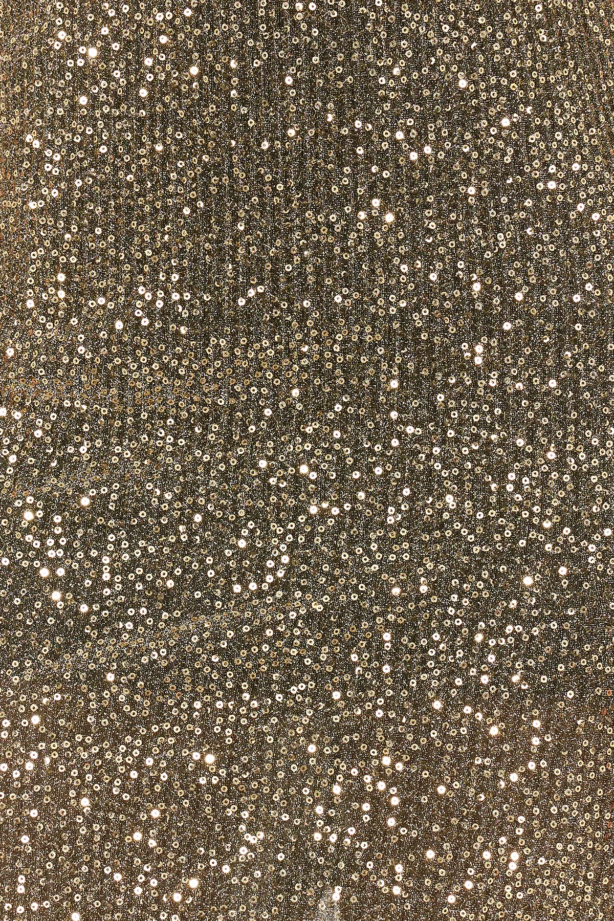 Trendyol Collection  Goldfarbenes, tailliertes, gestricktes, gefüttertes, glitzerndes, elegantes Abendkleid mit Pailletten TPRAW24EL00233