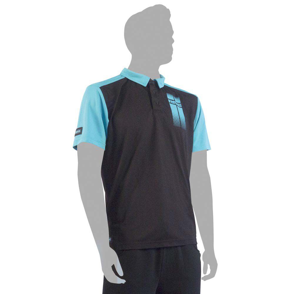 RIVE STRIPES BLACK polo marškinėliai