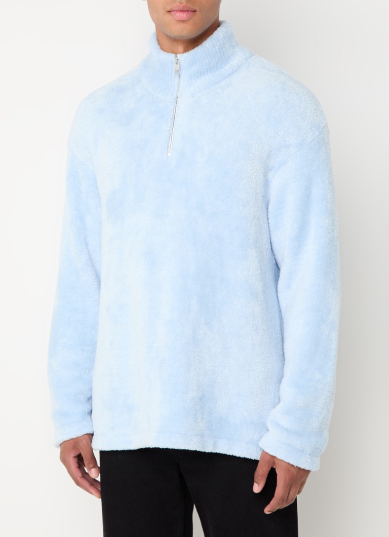 Sandro Fine-knit sweater with half zip