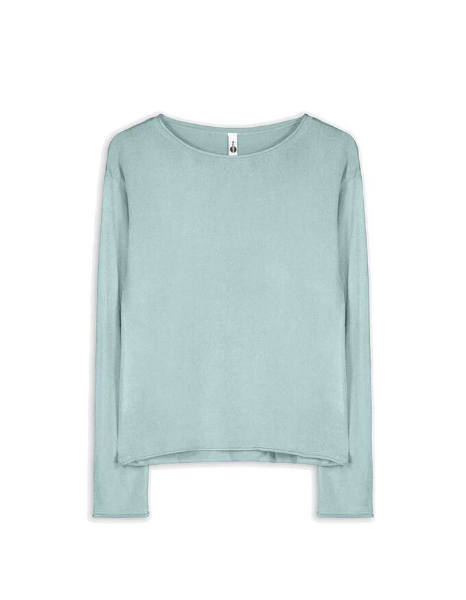 Strickpullover - Gerollte Abschlüsse