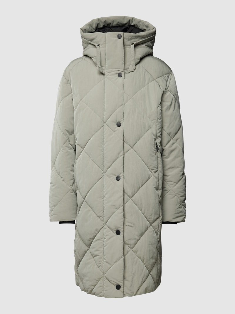 Parka mit Kapuze Modell 'TORUN' in lindgrün
