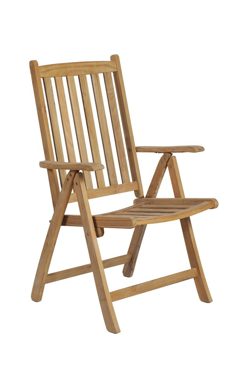 Garden Pleasure Harms Hochlehner SOLO,Teak,5-fach verstellbar