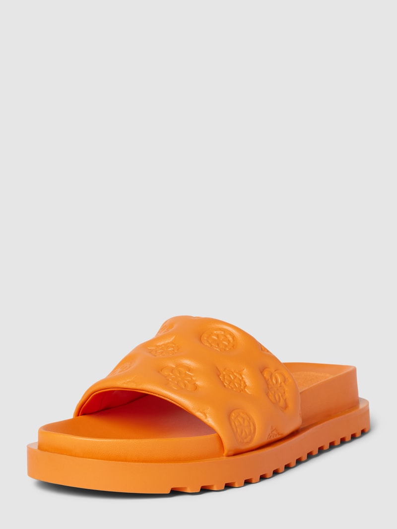 Slides mit Label-Details Modell 'FABETZA' in orange