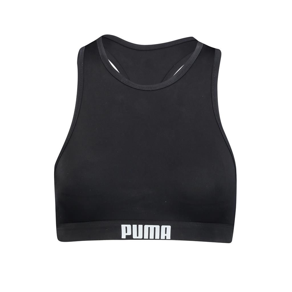 PUMA Racerback schwarzes Damen Bikini-Oberteil