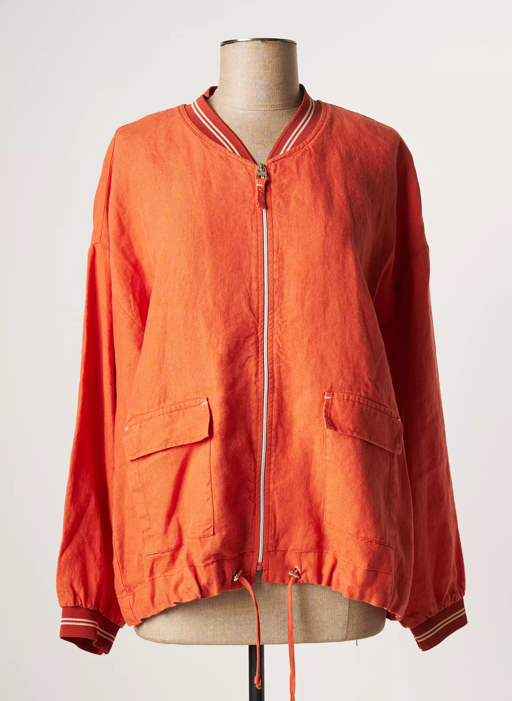 Christine Laure Vestecasual Femme couleur orange