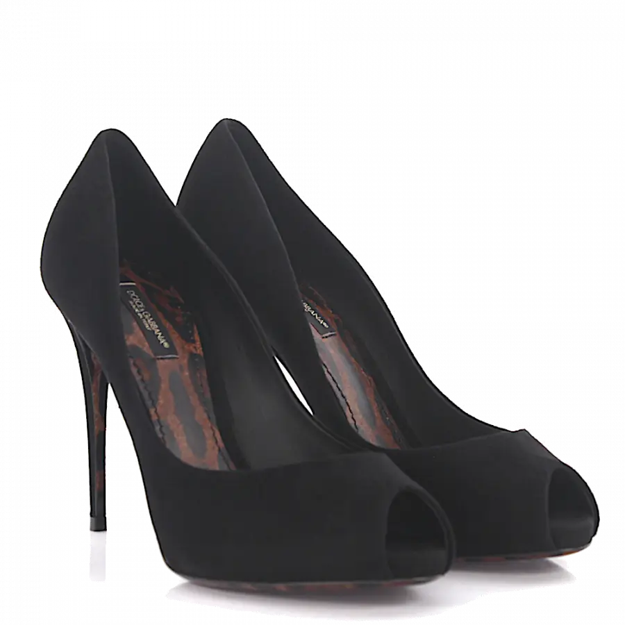 Dolce & Gabbana - Peeptoes BETTE R - schwarz
