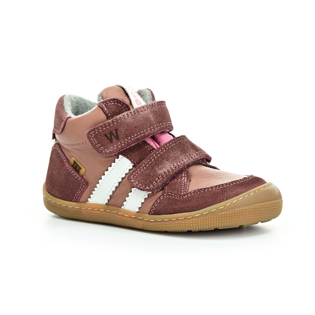 Koel4kids Kurt W Tex Merino Pink Winterbarfußschuhe