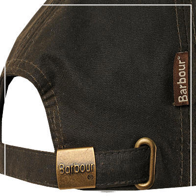 Barbour, Cap, Baumwolle gewachst, olivgrün